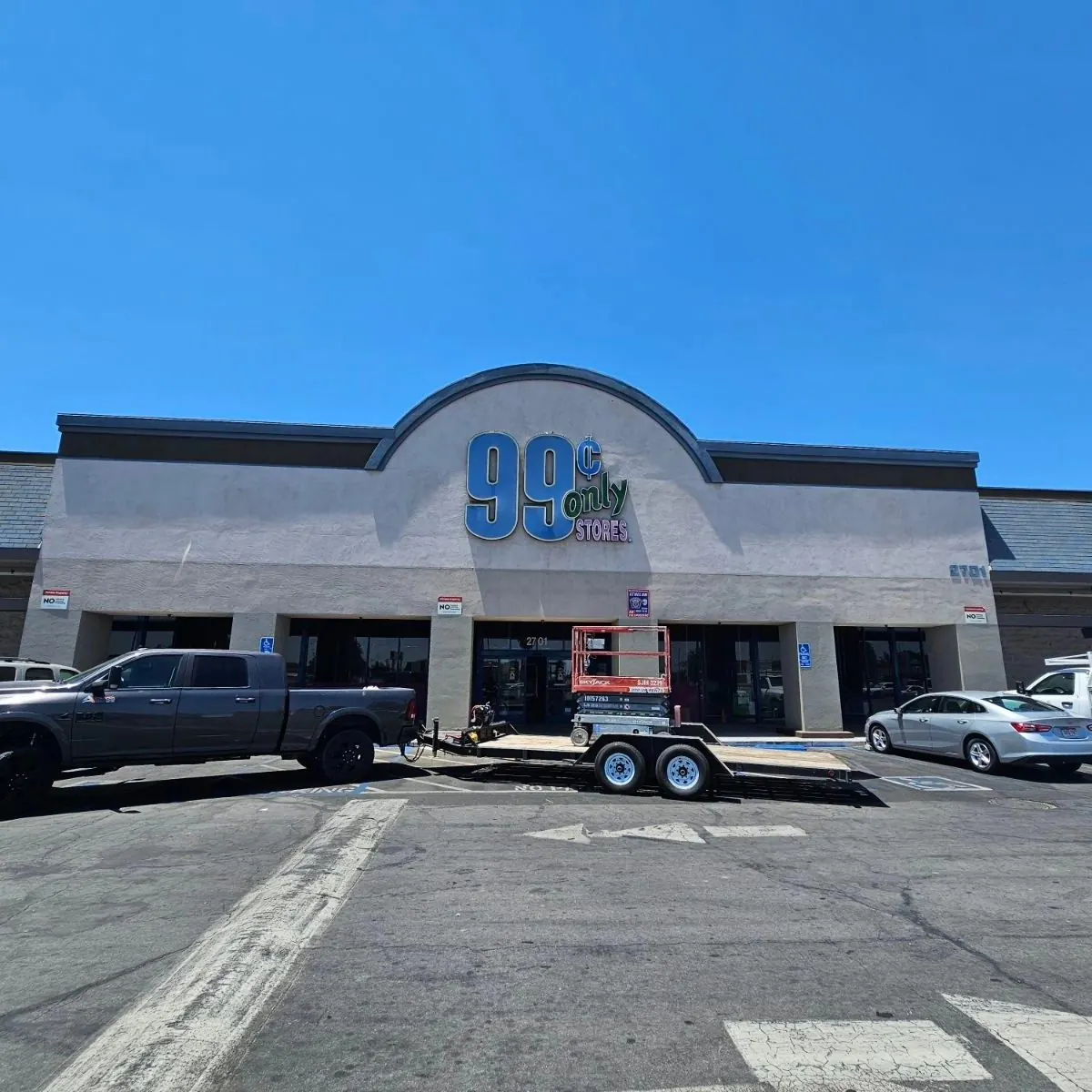 99¢ Only Stores to Dollar Tree conversion — one of four store remodels across California
