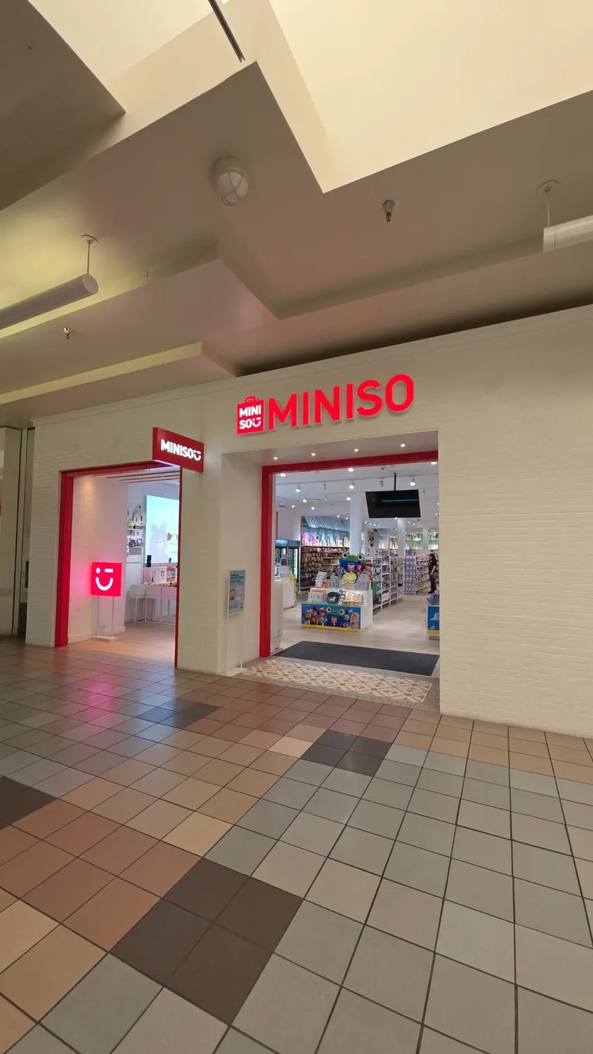 MINISO retail storefront build-out by Palafox Prestige Construction